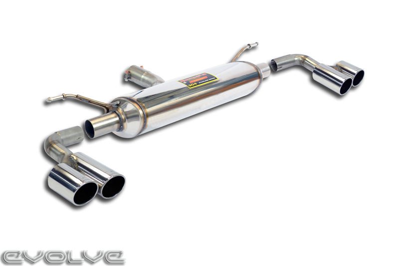 Supersprint Rear Exhaust Quad 80mm Tailpipes - BMW 2 Series F22 M235I/M240I - Evolve Automotive